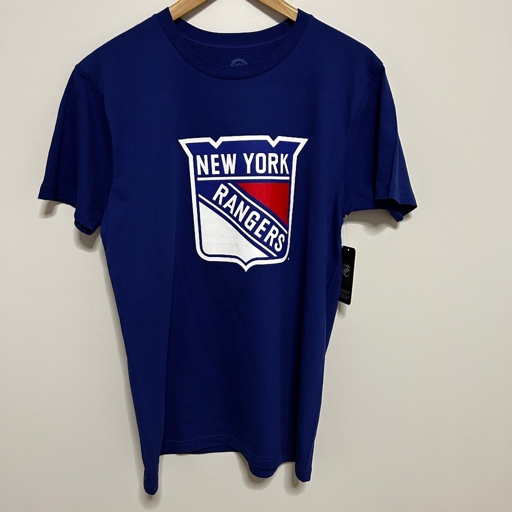 NWT New York Rangers Men's Medium T-Shirt Blue Hockey, NHL, Fandom